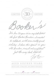 Booker's 30th Anniversary