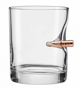 Bullet whiskey glass